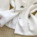 Elegant Women’s Spring/Autumn Jacket – Embellished Bouclé Top With Lantern Sleeves & Waist Tie, Chic & Versatile_ecoleips.com