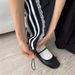 Women's Clothing Lace Stitching Webbing Sports Retro Nylon Casual Loose Trousers_ecoleips.com