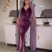 Women's Clothing Autumn And Winter New Women's Clothing Hip Sleeve Evening Dress_ecoleips.com