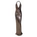 Women's Fashion 2024 Summer New Fashionable Elegant Sexy Backless Ruched Halter Dress Wholesale_ecoleips.com