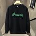 FW25 Matching Couple Cotton Crew Neck Sweatshirt - His & Hers_ecoleips.com