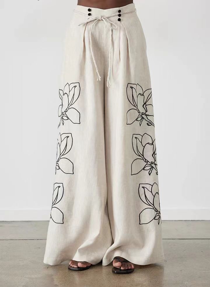 Women's Clothing Wide Leg Pants Se Spring and Summer New Products_ecoleips.com