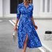 Women's Cinched Waist Pleated Fashionable Waist-Cinching Tie Dress_ecoleips.com