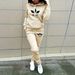"Women's Fleece-Lined Hoodie & Sweatpants Set – Cozy Printed Two-Piece Outfit For Fall & Winter (S-XXL, 3 Colors)"_ecoleips.com