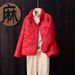 girl Girl Girl Short Stand Collar Lightweight Down Jacket For Women 2021 New Fashionable Thin Winter Coat_ecoleips.com