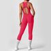 Women's Clothing Long One Piece Yoga Suit Tight Hollow Back Fitness Suit Women's High Elastic One Piece Sports Yoga Suit_ecoleips.com