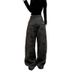 American Retro Camouflage Workwear Jeans For Women, 2025 Winter New Style, High-end Wide-leg Pants, Curved-leg Pants_ecoleips.com