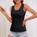 Women's Slim Fit Camisole Top Sexy Solid Color Casual Sleeveless Can Be Worn as an Inner Or Outer Layer Popular_ecoleips.com