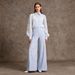 K New Heavy Industry Embroidered Top With Collar, Long Sleeve, Hollow Straight Tube Shirt For Women_ecoleips.com