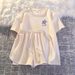 Women's Korean Style Milk Silk Lounge Set - Drawstring Short Sleeve Top & Loose Shorts 2-Piece Outfit (Casual Sporty Coords)_ecoleips.com