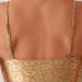 Women's Clothing Glossy Hollow Out One Piece Swimsuit With Gold Plated Round Buckle Decoration Suitable For All Seasons_ecoleips.com