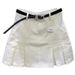 Women's Korean Style High-Waisted Pleated Mini Skirt Washed Cotton White Denim Bodycon Anti-Exposure Spring/Summer New Arrival_ecoleips.com