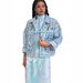 Women's Loose Casual Lace Patchwork Denim Jacket Fashion American Style Clothing_ecoleips.com
