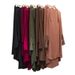 Women's Muslim Loose Plus Size With Headscarf Robe Set Dress_ecoleips.com