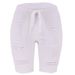 Women's Clothing Ripped Mid Waist Elastic High Elastic Medium Washed Blue Jeans Shorts_ecoleips.com