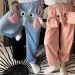 Elephant Pajama Pants Cozy Cartoon Elephant Pattern Pajama Pants For Women Men Wide Leg Lounge Bottoms Couples Pants Sleepwear_ecoleips.com