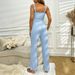 Cross-Border Casual Pajamas For Women Summer Trim Strap Long Pants European And American Style Ladies Homewear Two-Piece_ecoleips.com
