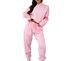 Women's Fleece Hoodie & Jogger Set - Long Sleeve Pullover Sweatshirt With Pockets, Streetwear Loungewear (Black/Light Grey/Dark Grey/Pink/Khaki)_ecoleips.com