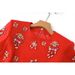 Women’s Clothing Spot New Year red atmosphere festive super heavy beaded long sleeved round neck skirt temperament skirt two piece suit_ecoleips.com