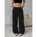 Aria Basics 2025 Autumn European And American New Women's Casual Long Wide-Leg Pants_ecoleips.com