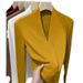 Women’s Clothing threaded German velvet v neck long sleeved T shirt new style plus velvet thickened slim fit fashionable warm bottoming shirt top_ecoleips.com