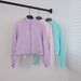Loose Fitting Fully Zipped Hoodie Women's Sporty Hooded Cardigan Scuba Jacket Fleece Lining Yoga Wear_ecoleips.com