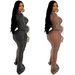 Women's Clothing Elegant Mesh Rhinestone Embellished Solid Color Long Dress Round Neck Long Sleeve Midi Dress Stretch Polyester Spandex Bodycon Dress_ecoleips.com