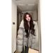 girl Girl Lazy Style Winter New Loose Slimming Cotton Jacket With Fleece Lining And Hooded Warm Coat_ecoleips.com