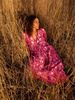 Hot Sale Personality Literature European And American Style Cotton Floral Fashion Printed Dress_ecoleips.com