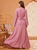 Women's Robe Fashion Musilin Print Elegant Temperament Dress_ecoleips.com