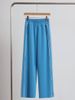 Women's Clothing Thin Sports Suit Hooded Short Sleeved Top Wide Leg Pants Two Piece Suit_ecoleips.com