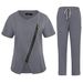 Women's Clothing Zipper Wash Clothes Beauty Salon Haircut Spa Staff Dental Clinic Work Clothes Nurse Clothes_ecoleips.com