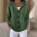 2026shein Cross-border European American Independent Site Spring And Autumn Hooded Long-sleeve Buttoned_ecoleips.com