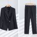 Women's Clothing High end professional pants suit white suit jacket suit fashionable business formal wear female beautician work clothes trend_ecoleips.com