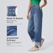 Retro Wide Leg Jeans Loose Fit Mid Waist Straight Leg Pants For Women Sexy Denim Jeans_ecoleips.com