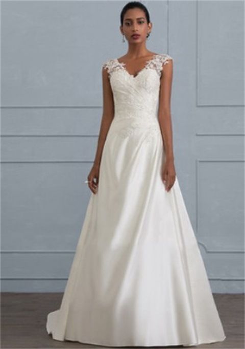 Women's Clothing Autumn New White Temperament Lace Dress Wedding Bridesmaid Backless Low Collar Large Size Dress Long Skirt_ecoleips.com