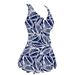 Women's Clothing Plus Size Printed Cherry One Piece Conservative Belly Covering Slimming Hot Spring Swimsuit_ecoleips.com