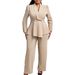 D549 European And American Women's Fashion Winter New Elegant OL Ruffled Top Wide-Leg Pants Fashionable African Suit_ecoleips.com