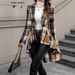 Women's Elegant Plaid Button Front Jacket Long Sleeve High Low Flared Design Spring/Autumn_ecoleips.com