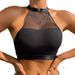 New Style Large Bust Push-Up Vest Bra Adjustable Halter Strap Outer Wear_ecoleips.com