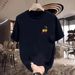 2025 Summer Loose Men And Women Pullover 100% Cotton Short Sleeve T-shirt_ecoleips.com