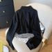 Women's Striped Vest & Cropped Hoodie Set – Stand Collar Long Sleeve Two-Piece Outfit | Casual Layering Essentials (S-2xl)_ecoleips.com