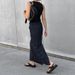 Women's Clothing Women's Slim High Waist Striped Slit Straight Skirt Commuter Fashion Autumn Clothing For Formal & Casual For Women_ecoleips.com
