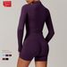 Women's Clothing Seamless Stand Collar Zipper Yoga Suit Women's Jacket Windproof Slim Warm Top Sports Running Jacket_ecoleips.com