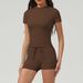 Women's Clothing Yoga Sports Suit Wide Leg Pants Slim Suspenders Leisure Yoga Fitness Suit_ecoleips.com