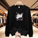 FW25 Matching Couple Cotton Crew Neck Sweatshirt - His & Hers_ecoleips.com