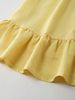 V-neck, Ruffled, Belted, Fitted Waist Dress; Short-sleeved, Vacation-style Dress; Suitable For Vacations, The Beach, Dates, Daily Commutes, And Wedding Guests._ecoleips.com