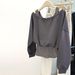 Real Shot Of Foreign Trade Women's Two-piece Spliced Long-sleeve Sweatshirt For Early Spring And Autumn,_ecoleips.com