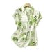 Women's Clothing Elegant Casual Floral Print Lapel Women's Shirt Top Women's Clothing For Formal & Casual For Women_ecoleips.com