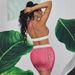 Women's European American Style Printed Swimsuit Skirt Two Piece Set Sexy Casual Comfortable Spring/Summer Clothing_ecoleips.com